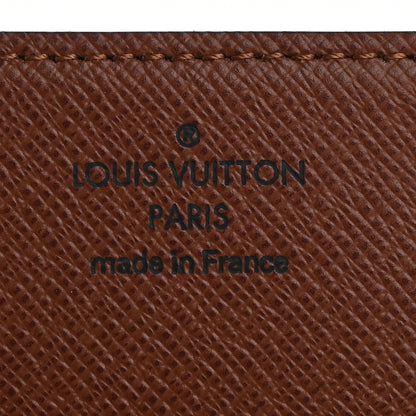 Louis Vuitton Monogram Simple Checkbook Holder Wallet Cover 6 of 7