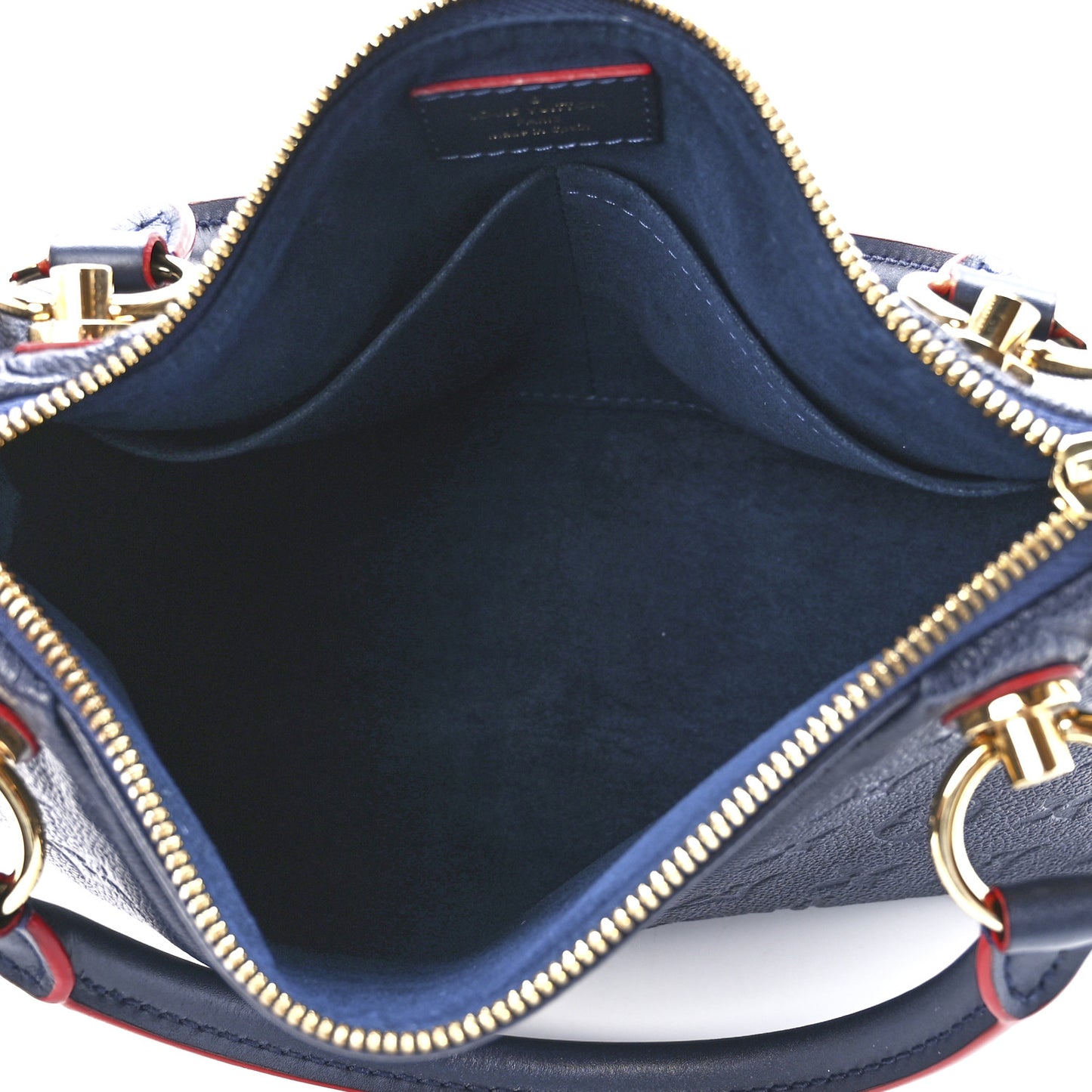 Empreinte V Tote BB Marine Rouge