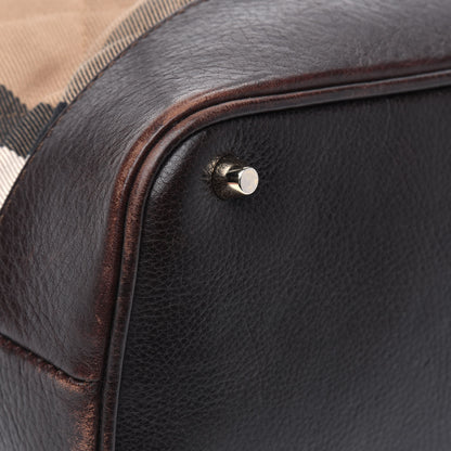 Burberry House Check Quilted Tote Brown 9 of 23