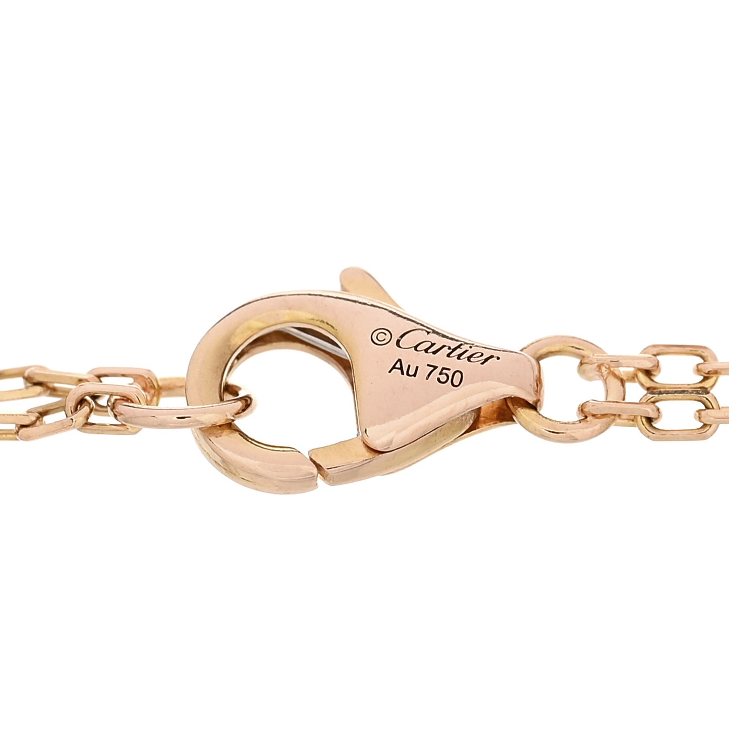 18K Pink Gold Diamond LOVE Bracelet