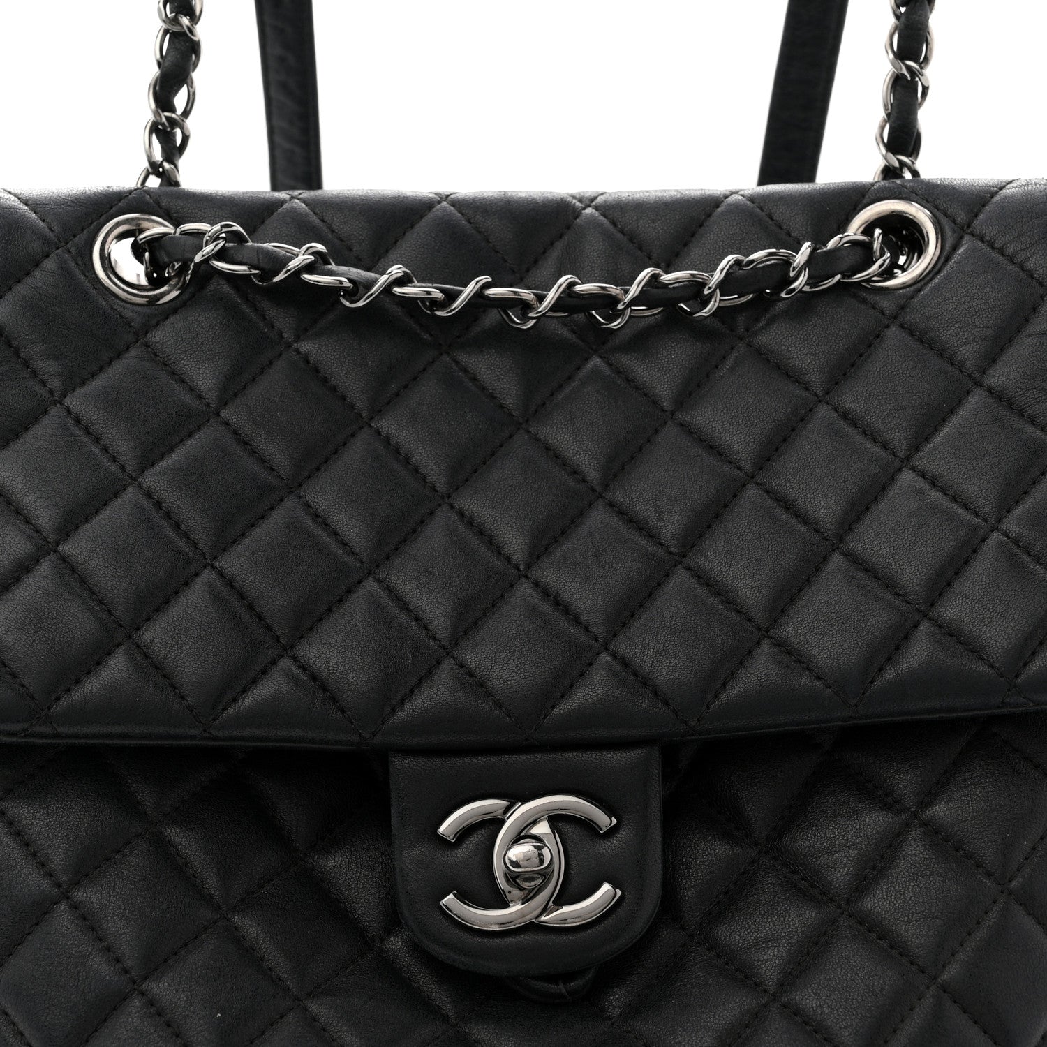 Chanel Calfskin Quilted Small Urban Spirit Backpack Black 1866663