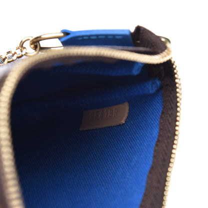 Louis Vuitton Monogram 2019 Christmas Animation Mini Venice Pochette Accessories Blue 7 of 8
