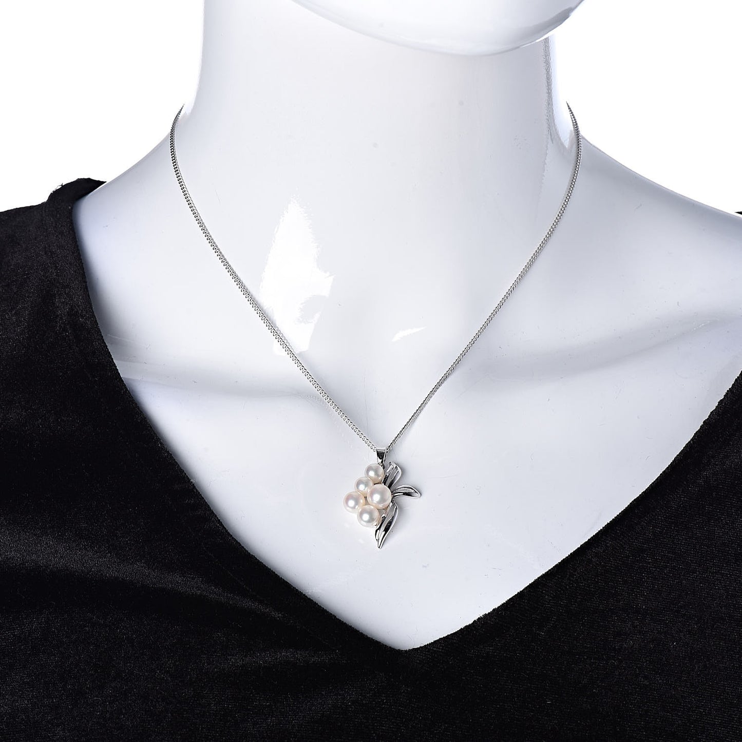 Sterling Silver Akoya Pearl 4.5-6.5mm Pendant Necklace
