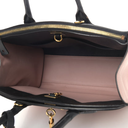 Louis Vuitton Calfskin City Steamer MM Magnolia Black 4 of 8