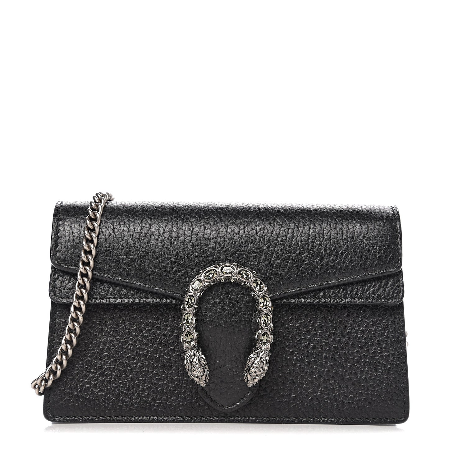 Calfskin Super Mini Dionysus Shoulder Bag Black