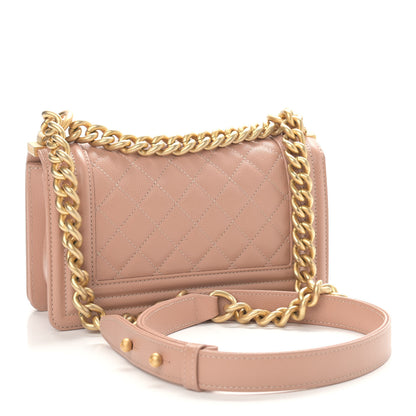 Chanel Caviar Quilted Small Boy Flap Light Pink 3 of 10