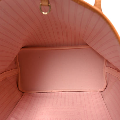 Louis Vuitton Damier Azur Neo Neverfull MM Rose Ballerine 5 of 9