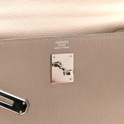 Hermes Taurillon Clemence Kelly Retourne 32 Gris Tourterelle 6 of 14