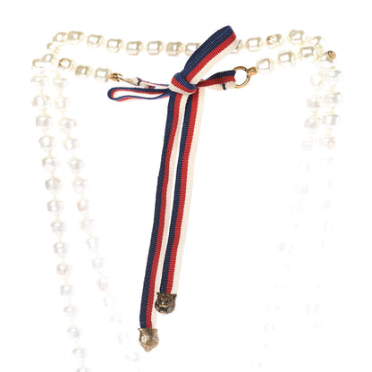 Gucci Pearl GG Sylvie Long Necklace 5 of 7