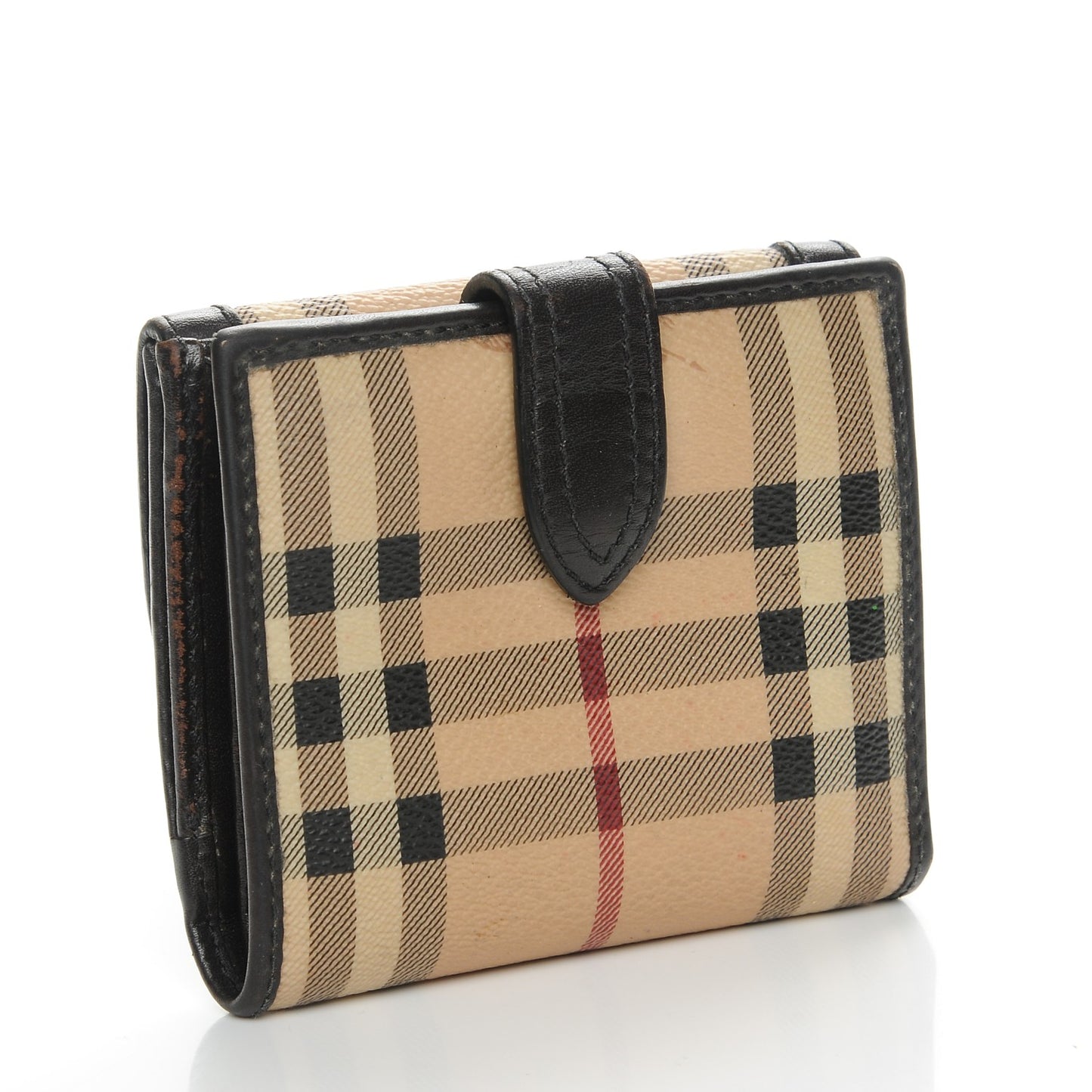 Haymarket Check Compact Wallet Chocolate
