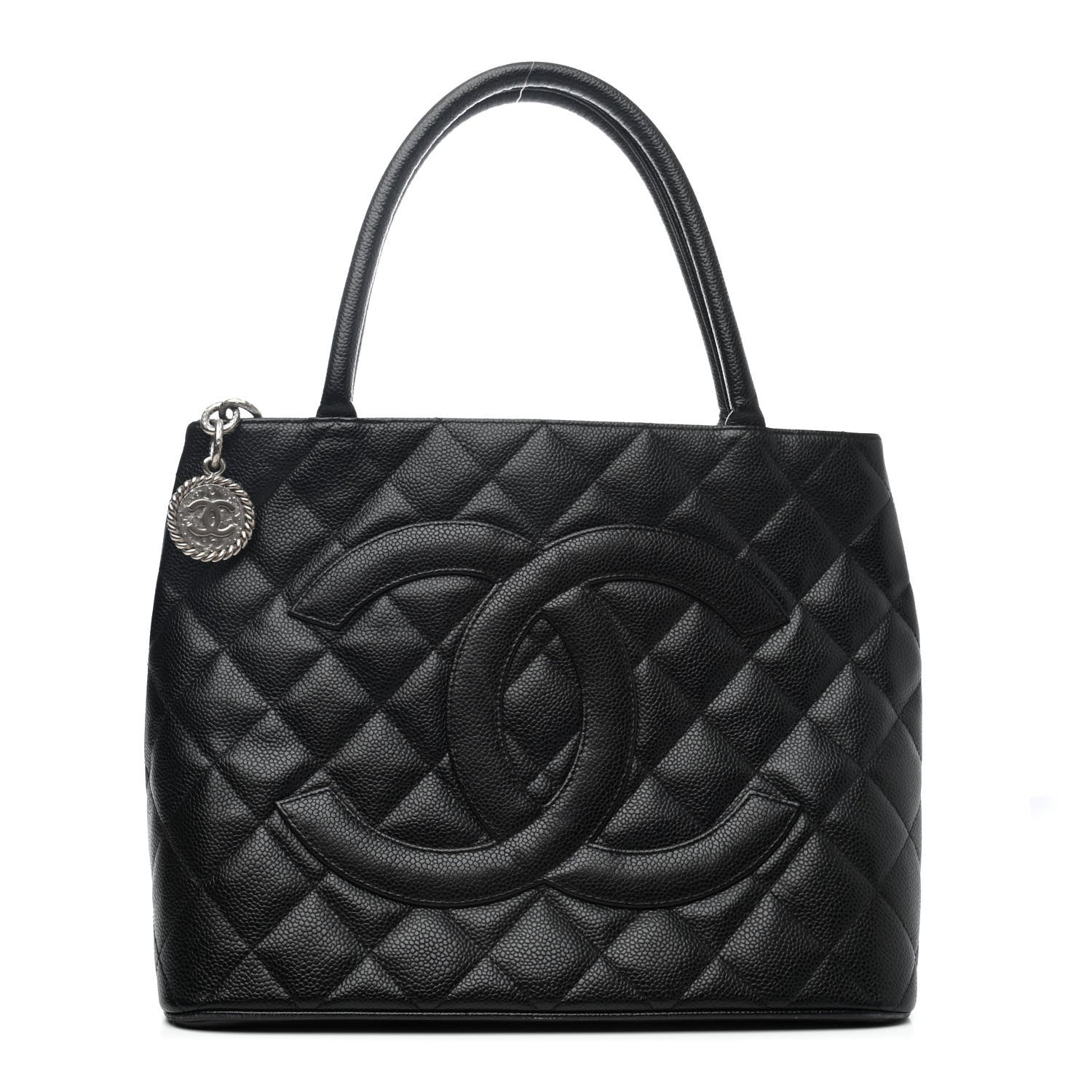 Chanel Caviar Quilted Medallion Tote Black 1 of 4