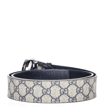 Gucci GG Plus Monogram Interlocking G Belt 90 36 Navy 3 of 7