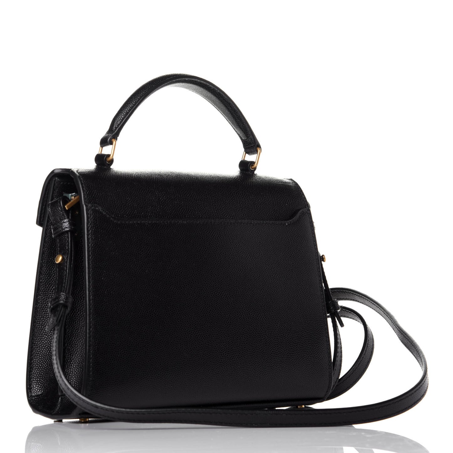Grain de Poudre Mini Classic Monogram Cassandra Top Handle Black