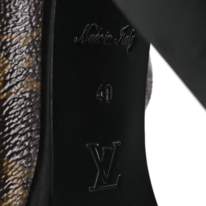 Louis Vuitton Patent Calfskin Monogram Star Trail Ankle Boots 40 Black 8 of 10