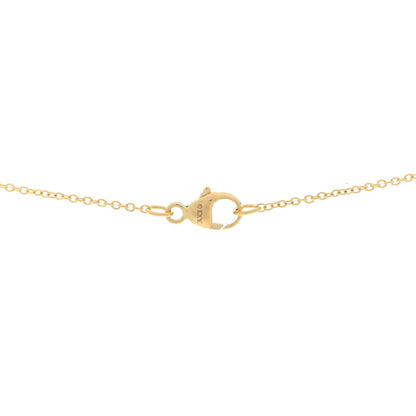 David Yurman 18K Yellow Gold Diamond Initial A Charm Necklace 3 of 3