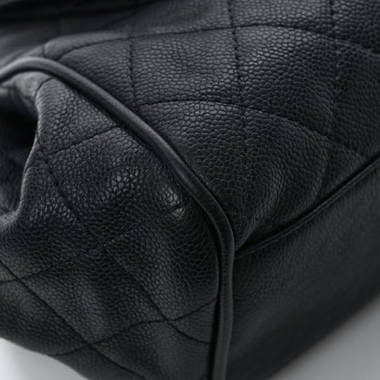 Chanel Caviar Quilted Timeless Accordion Flap Black 10 of 11