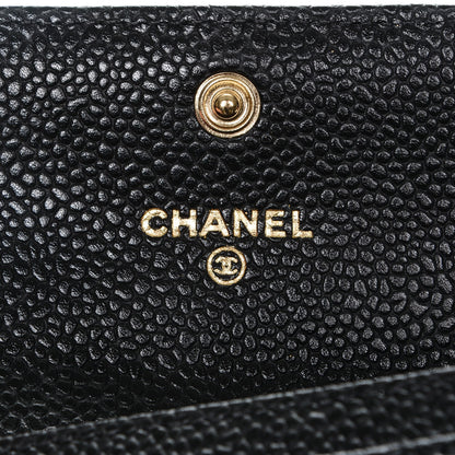 Chanel Caviar Quilted Card Holder Black 6 of 8