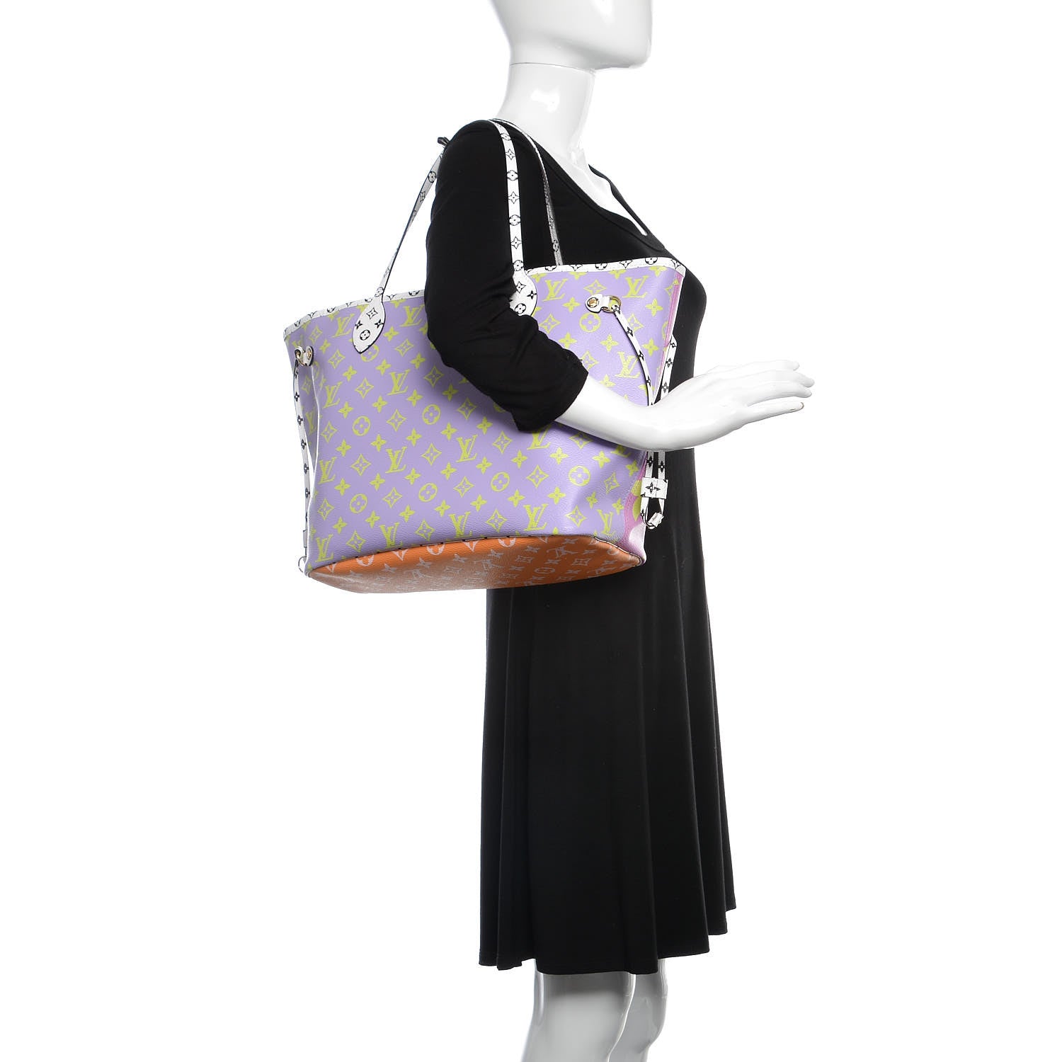 Louis Vuitton Monogram Giant Neverfull MM Pink Lilac 2 of 13