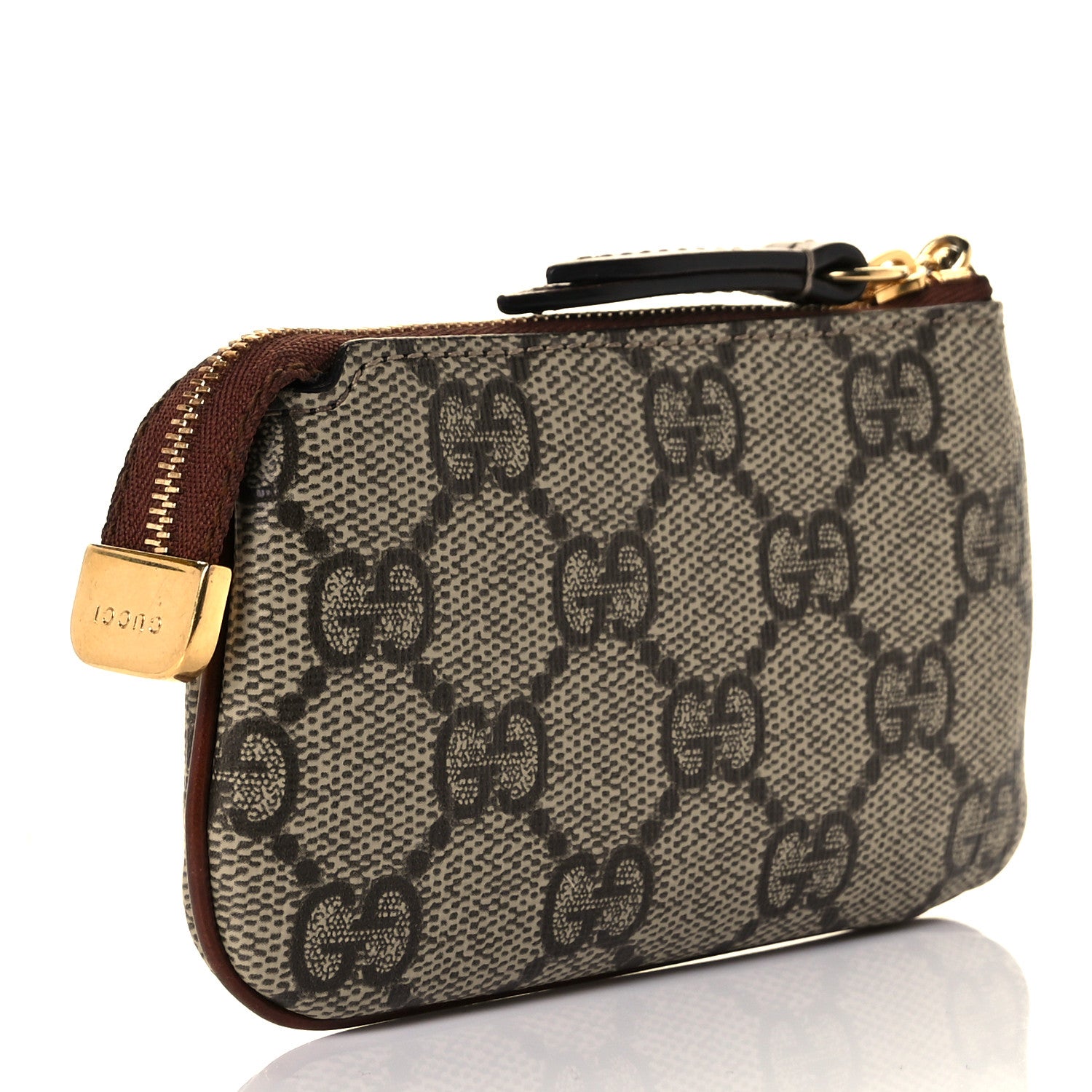 Gucci GG Supreme Monogram Key Case Brown 3 of 10