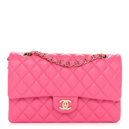 Chanel Caviar Quilted Medium Double Flap Pink 1 of 10