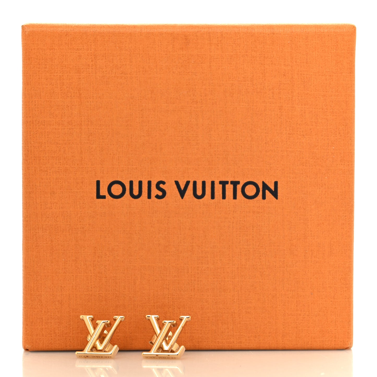 Metal LV Iconic Earrings Gold