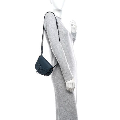 Loewe Calfskin Jacquard Mini Gate Dual Bag Onyx Blue 1 of 9