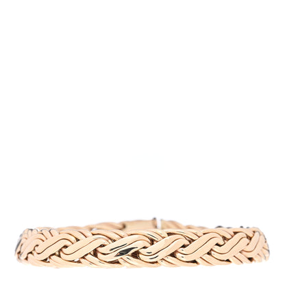 Tiffany 14K Yellow Gold Russian Braid Chain Bracelet 1 of 4