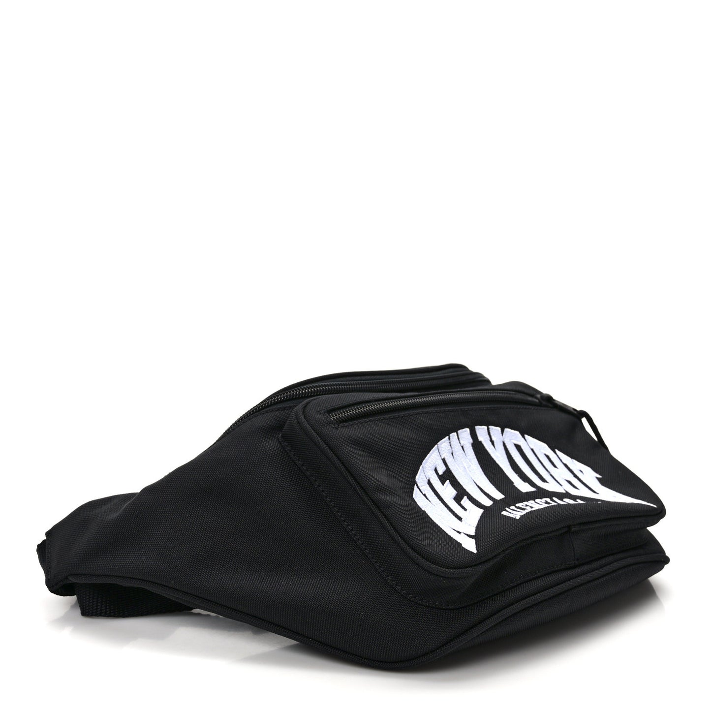 Nylon Canvas New York Explorer Belt Bag Black