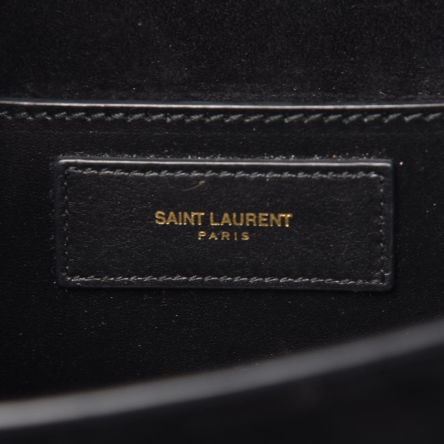 Saint Laurent Suede Small Betty Black 6 of 9