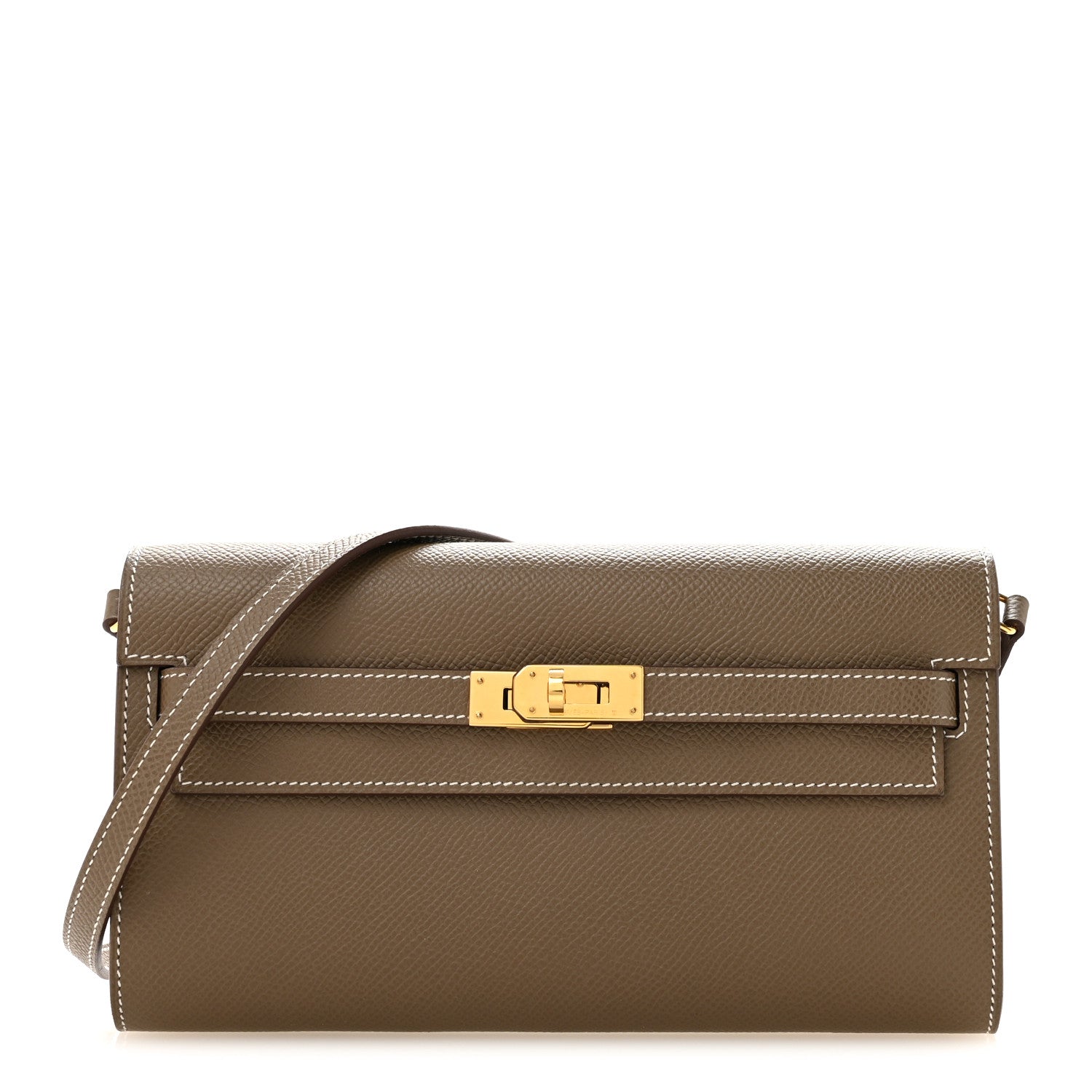 Hermes Epsom Kelly Wallet To Go Etoupe 1 of 12