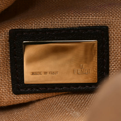 Fendi Zucca Nappa Nuvolata Vitello Tortuga Spy Tobacco Moro 6 of 11