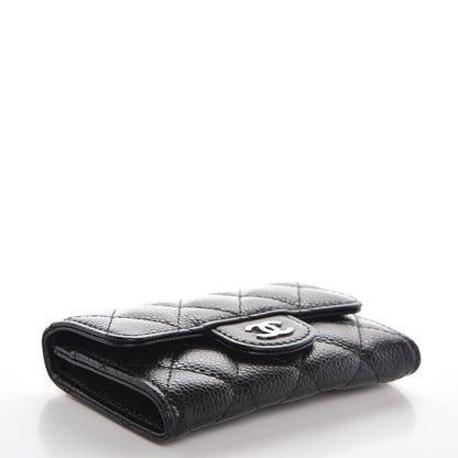 Chanel Caviar Quilted Flap Card Holder Black 4 of 8