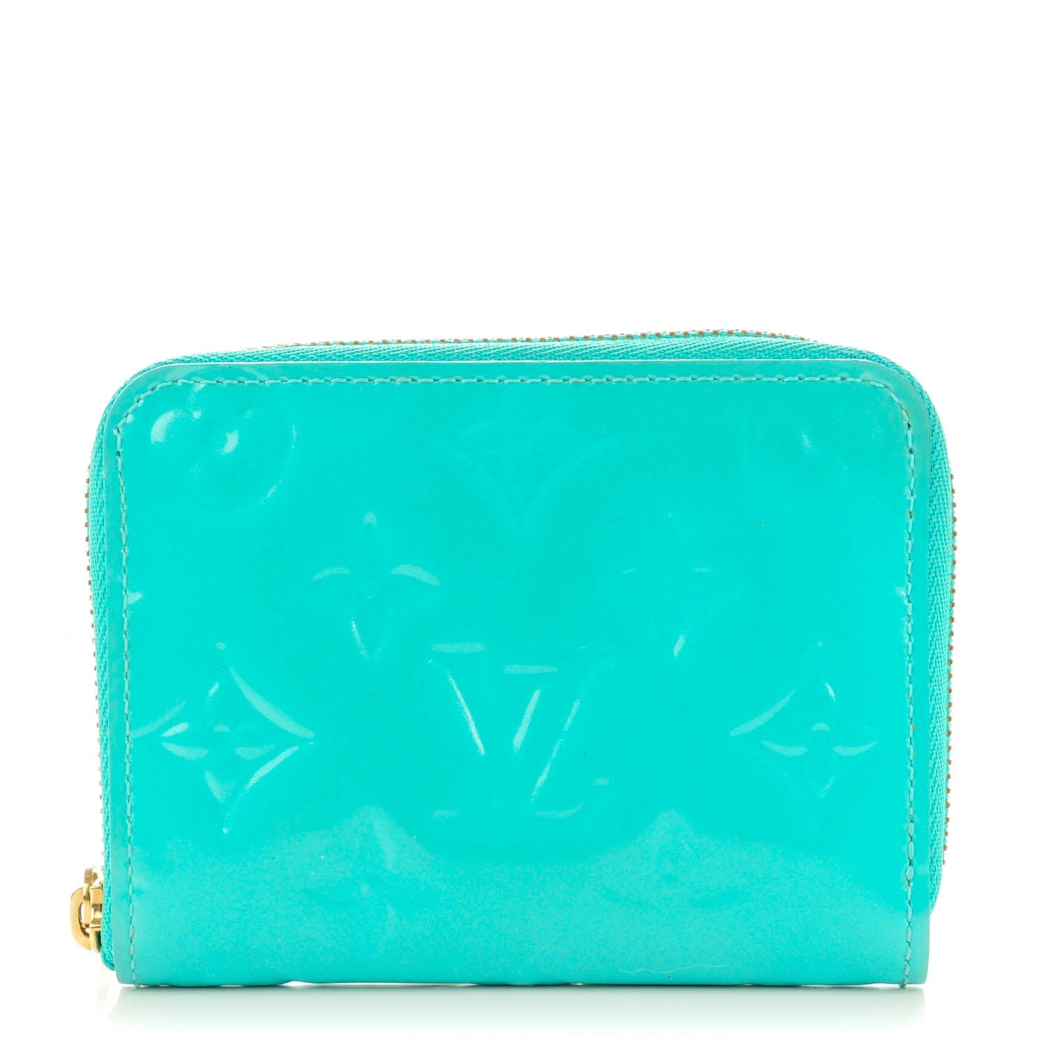 Louis Vuitton Vernis Zippy Coin Purse Blue Lagon 1 of 7