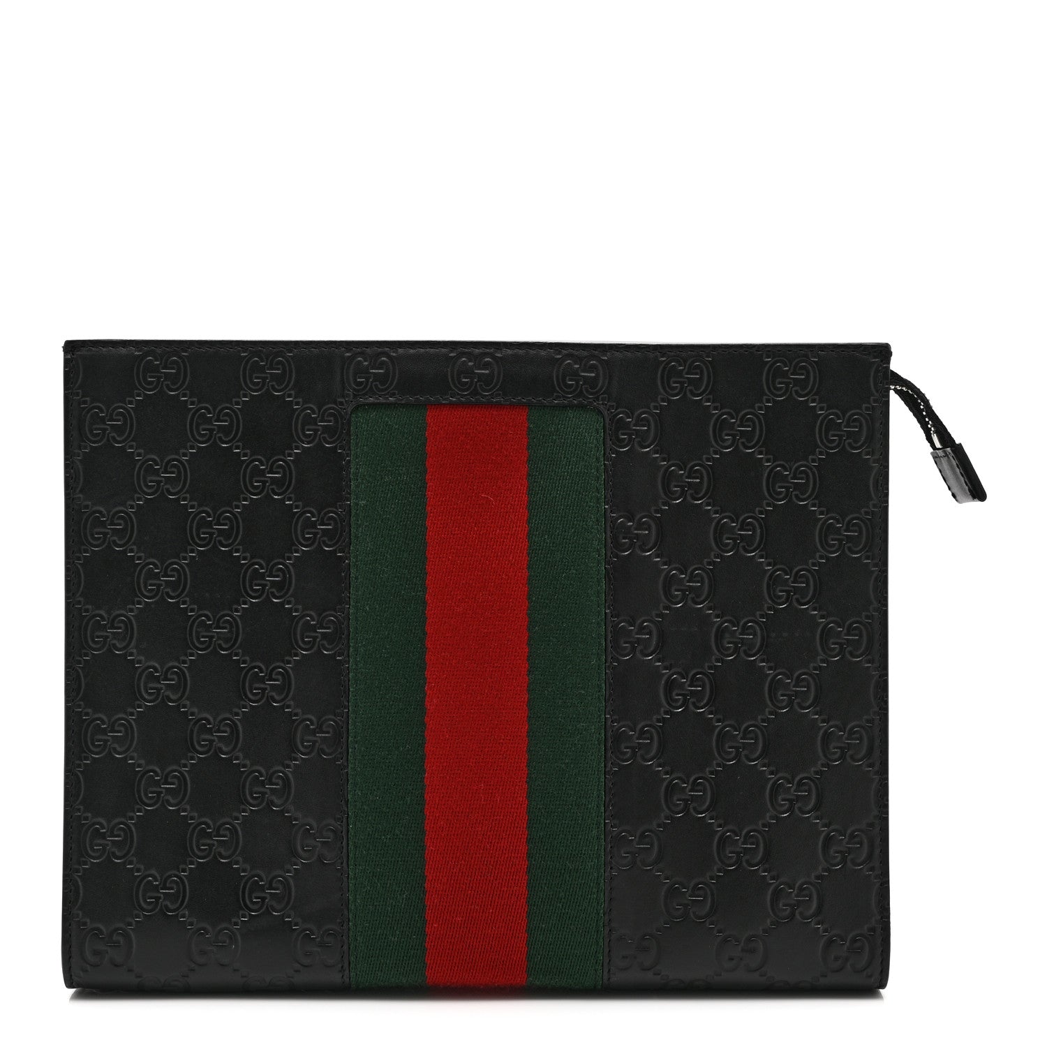 Gucci Guccissima Signature Web New Web Cosmetic Case Black 1 of 10