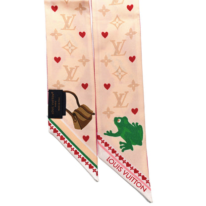 Louis Vuitton Silk Monogram LV Love Letters BB Bandeau Pink 2 of 4