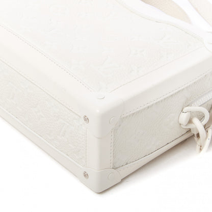 Louis Vuitton Taurillon Monogram Solar Ray Soft Trunk Powder White 4 of 9