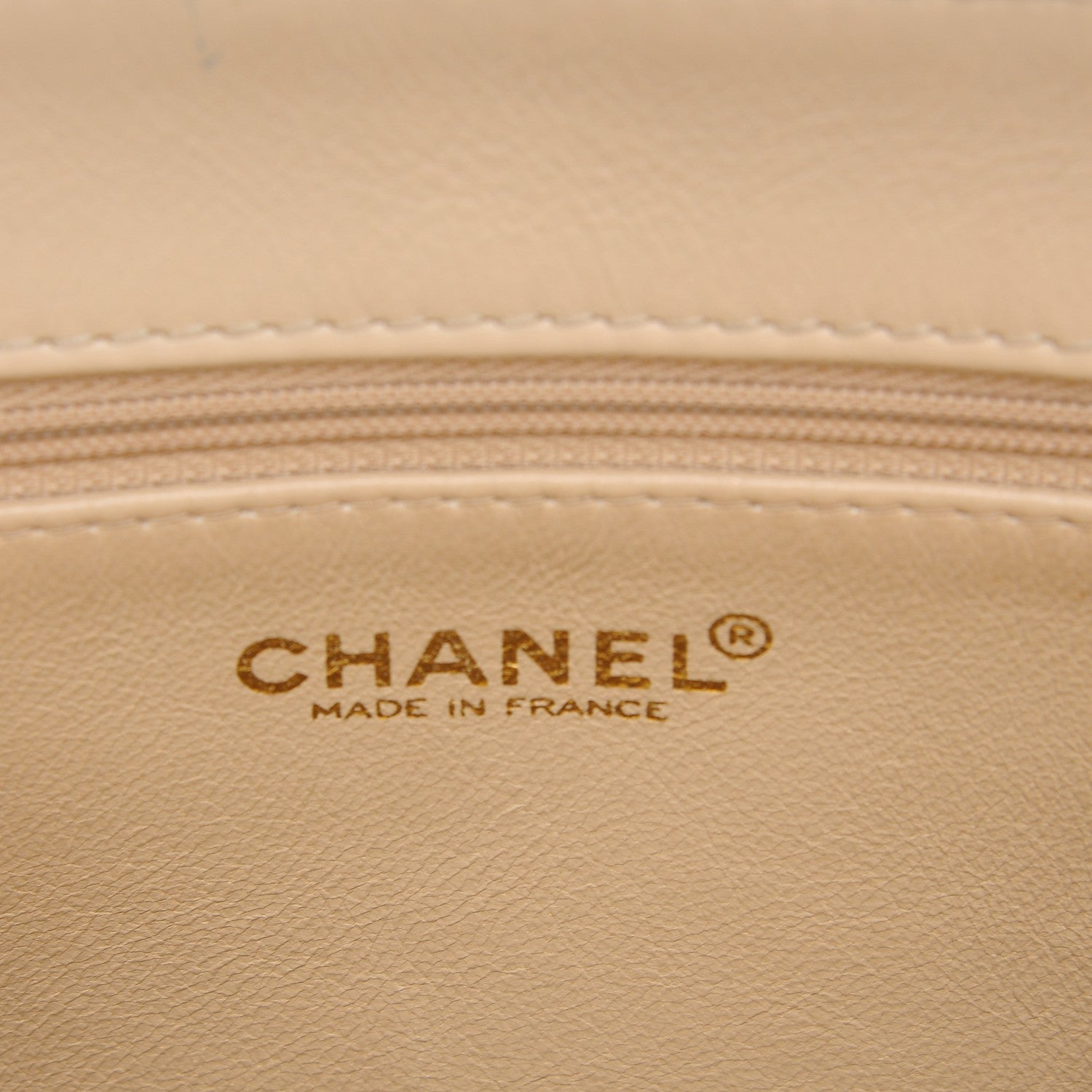 Chanel Calfskin Quilted Mademoiselle Tote Beige 10 of 13