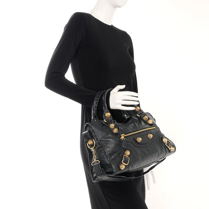 Balenciaga Agneau Giant 21 Gold Hardware City Black 2 of 7