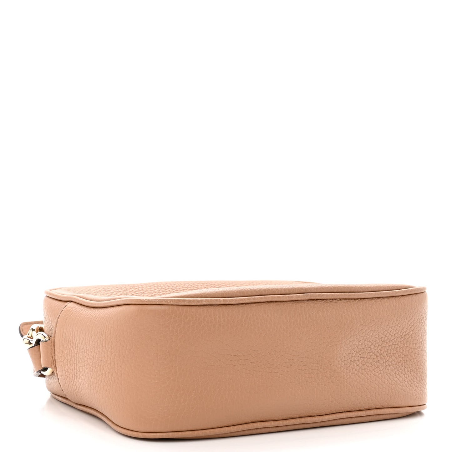 Pebbled Calfskin Small Soho Disco Bag Camelia