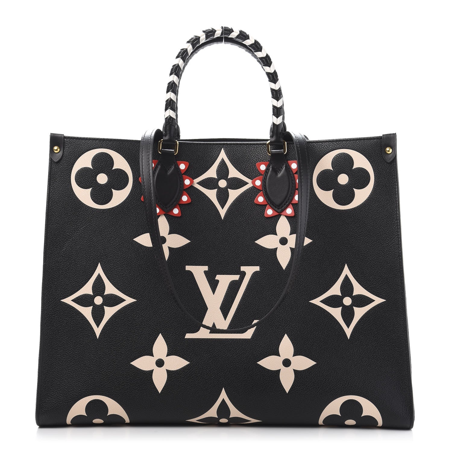 Louis Vuitton Empreinte Monogram Giant Crafty Onthego GM Black Creme 1 of 11