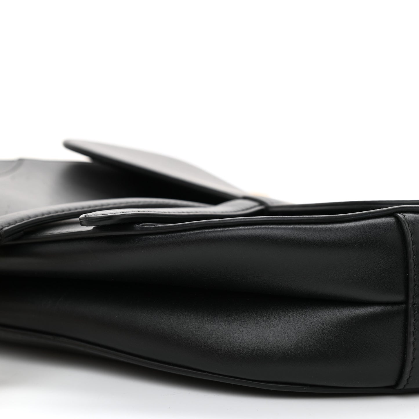 Calfskin Saddle Bag Black