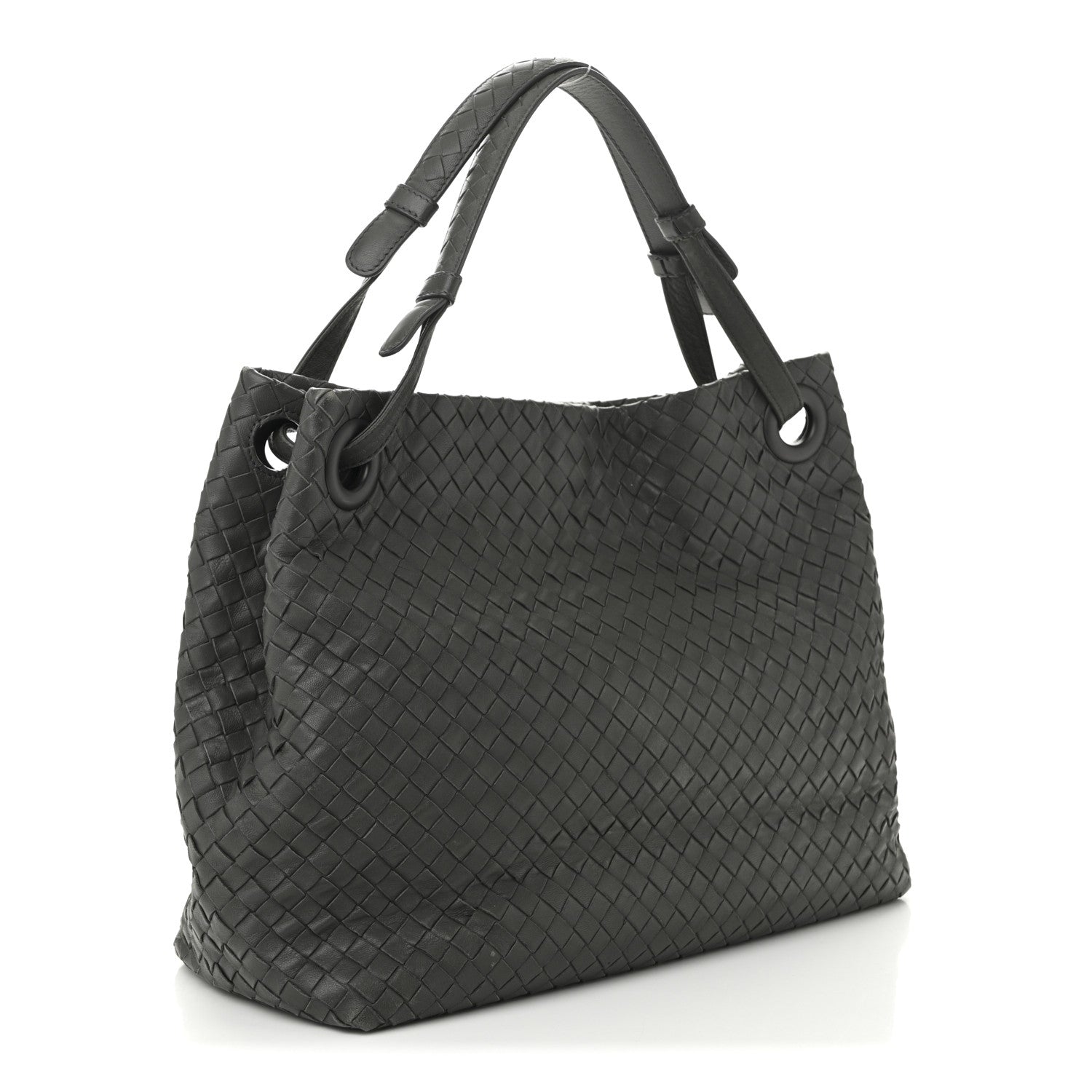 Bottega Veneta Nappa Intrecciato Medium Garda Bag Light Grey 3 of 11