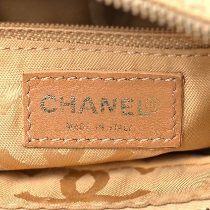 Chanel Caviar CC Wood Chain Hobo Beige 6 of 12