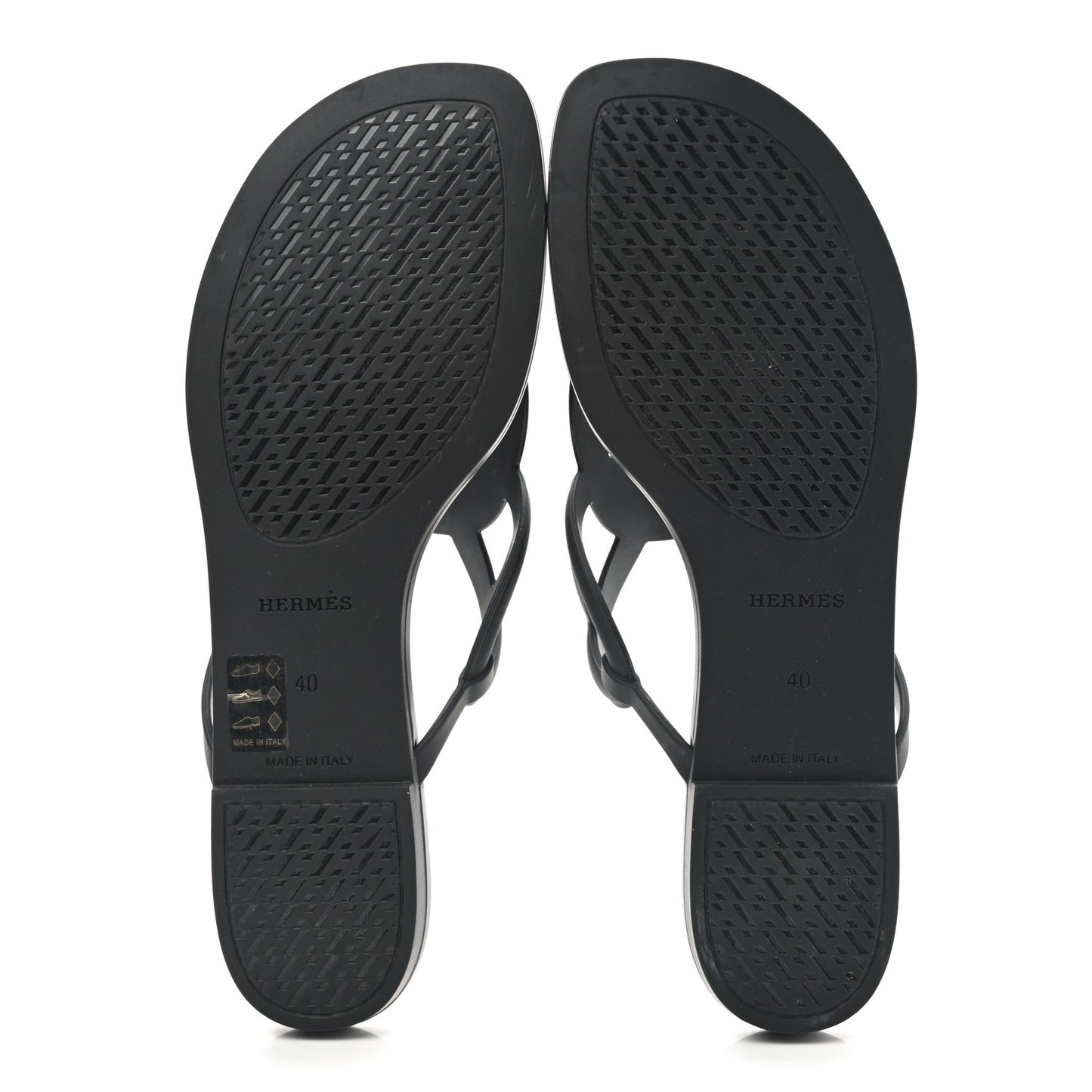 Rubber Womens Egerie Sandals 40 Black
