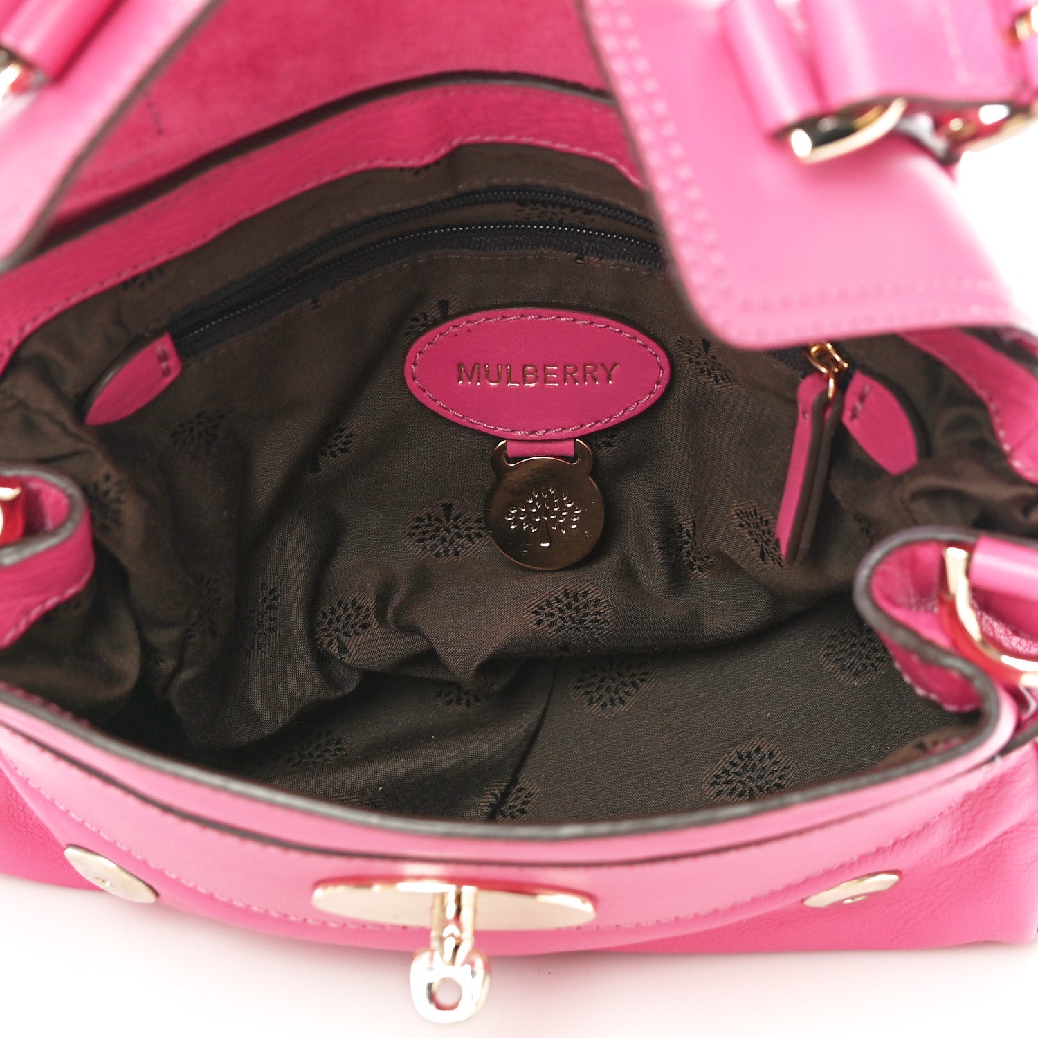 Mulberry Heavy Grain Mini Alexa Pink 5 of 9