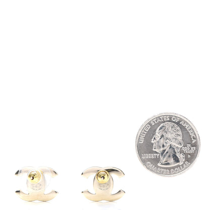 Chanel Metal CC Turnlock Earrings Gold 2 of 5