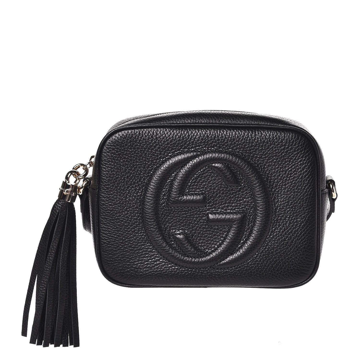Gucci Pebbled Calfskin Small Soho Disco Bag Black 1 of 7