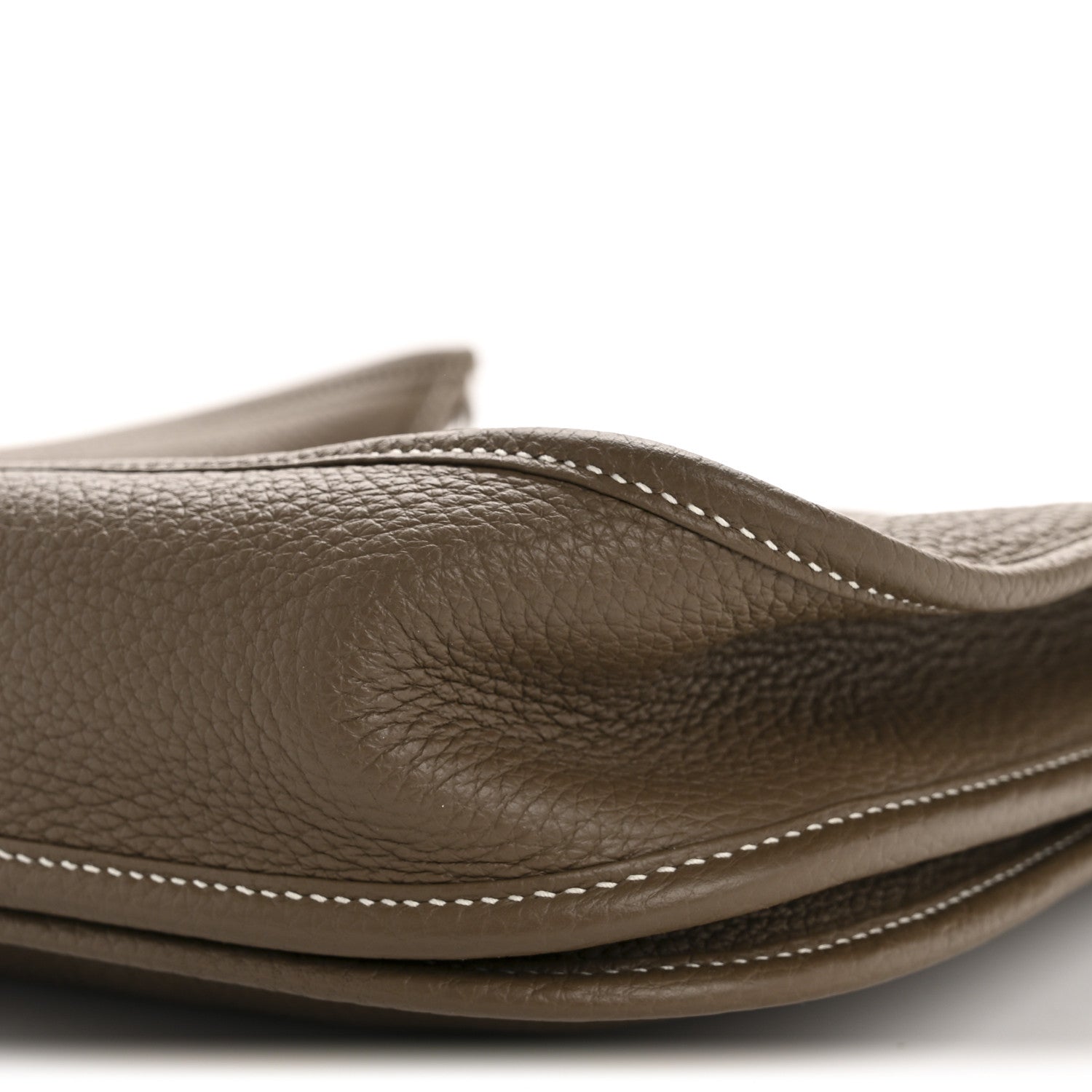 Hermes Taurillon Clemence EVELYNE III PM Etoupe 10 of 13