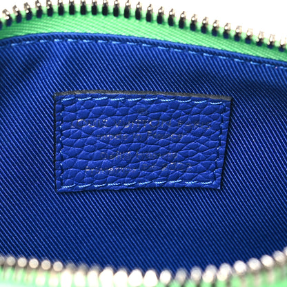 Louis Vuitton Taurillon Illusion Keepall XS Bleu Vert 6 of 10