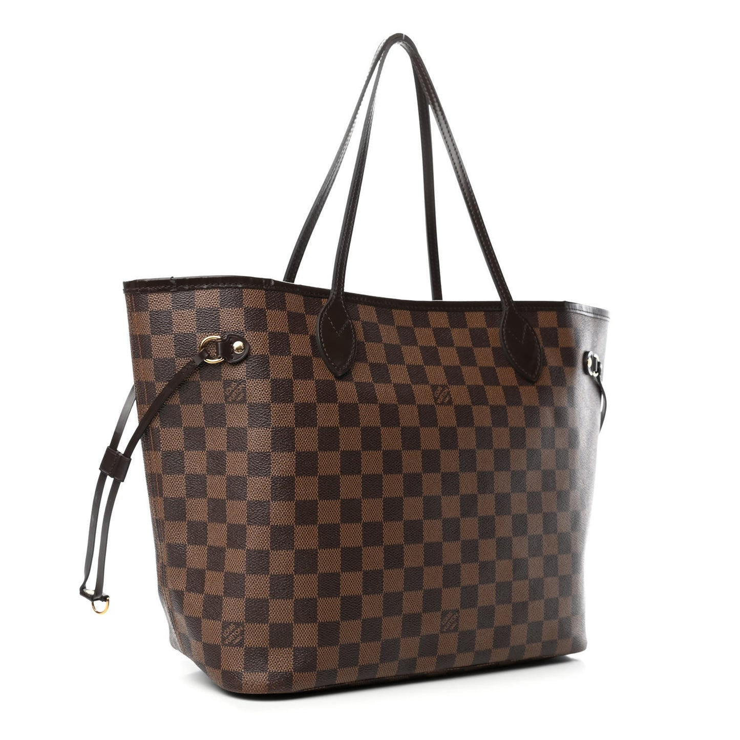 Damier Ebene Neo Neverfull MM Rose Ballerine